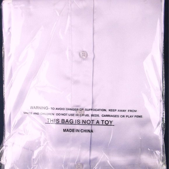 NEW Jameson Meade 4 Pc. Pale Lilac Satiny Dress Shirt Set, 17-17.5 (34/35) - Picture 2 of 2